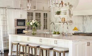 calacatta gold extra marble kitchen